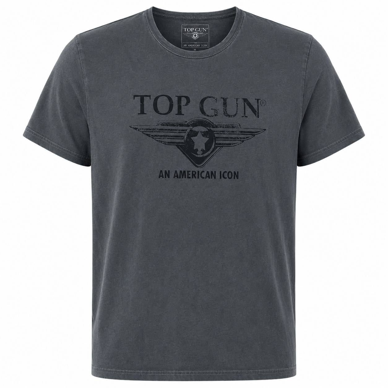تیشرت نخی مردانه برند top gun کد 310240