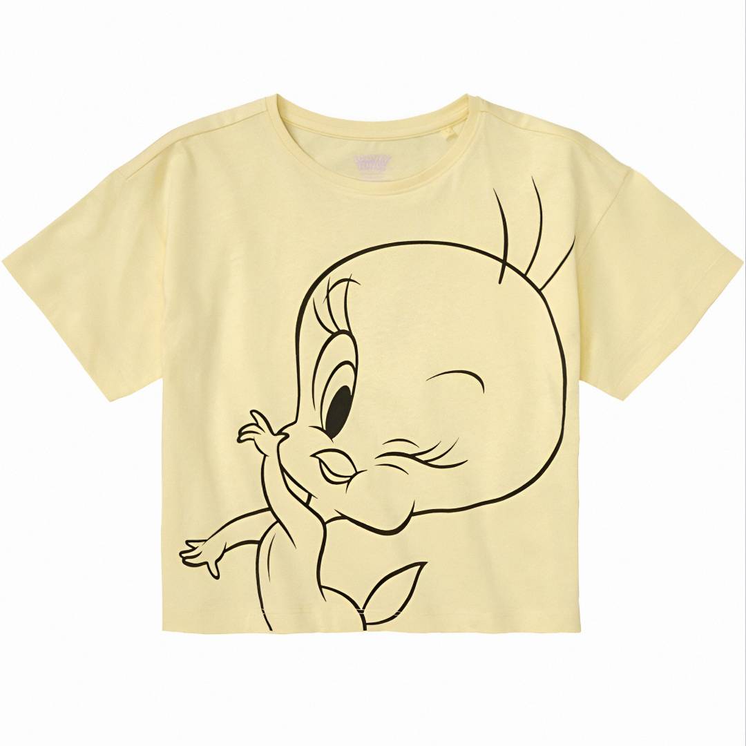 تیشرت دخترانه طرح LOONEY TUNES کد 497109