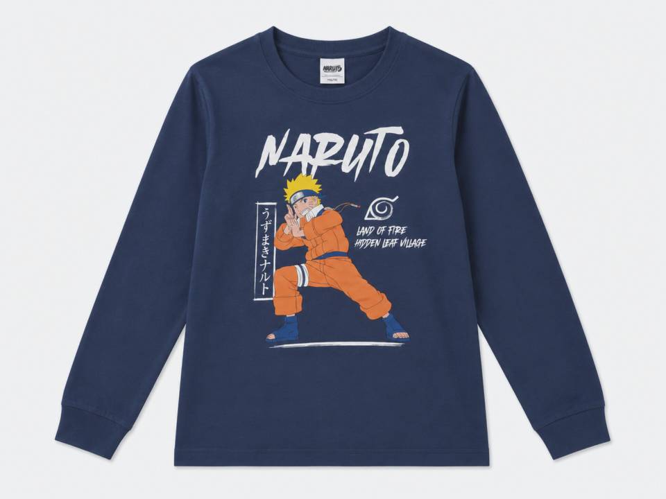 بلوز نخی پسرانه برند SKY طرح NARUTO کد 208649