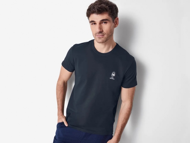 تیشرت نخی مردانه برند esmara men کد 478642
