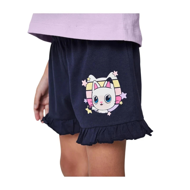 ست تیشرت شلوارک دخترانه برند لوپیلو طرح GABBYS DOLLHOUSE کد 4732633