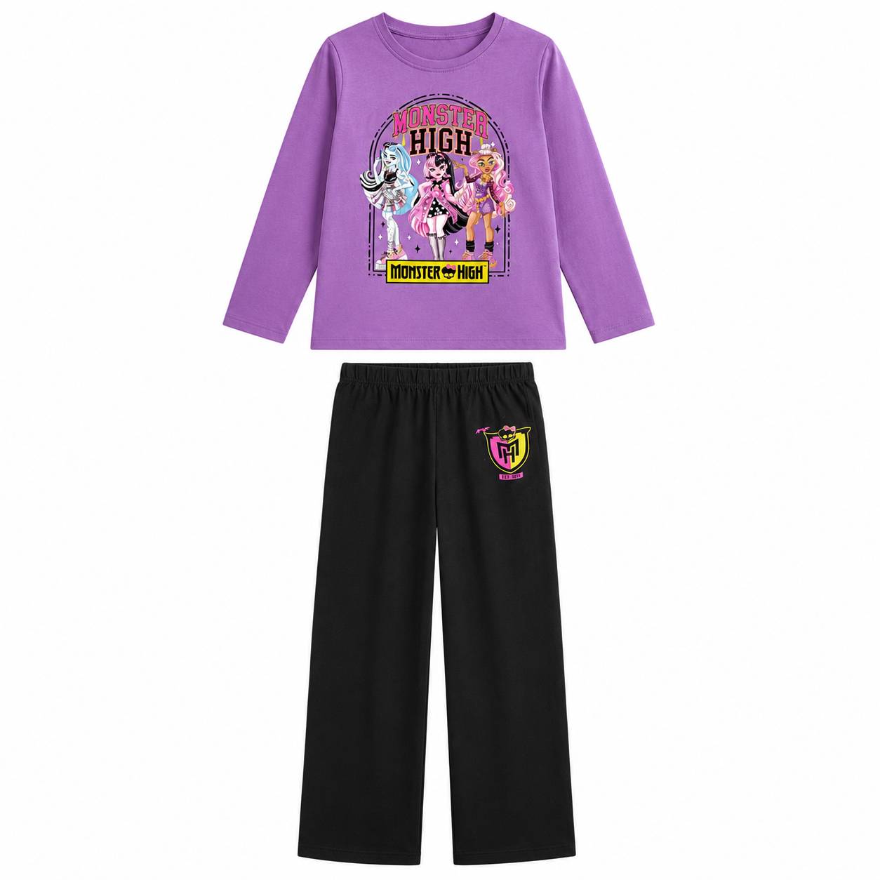 ست بلوز شلوار دخترانه طرح Monster high کد 129594