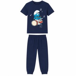 ست تیشرت شلوار پسرانه طرح smurfs کد 476446