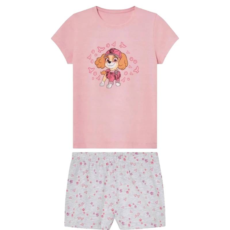 ست تیشرت و شورتک دخترانه طرح paw patrol کد 4732192