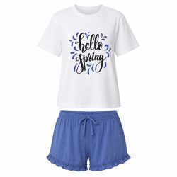 ست تیشرت شورتک زنانه برند UP2 FASHION کد 8428334