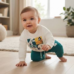 ست بلوز و شلوار پسرانه برند لوپیلو طرح LOONEY TOONS کد 4794344