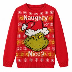 بلوز بافت دخترانه برند پپرتس طرح The GRINCH کد 130668