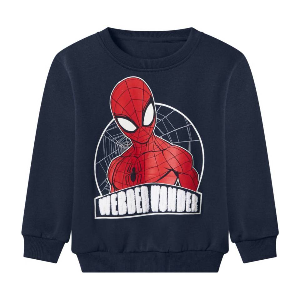 بلوز کرکی پسرانه طرح SPIDER MAN کد 494557