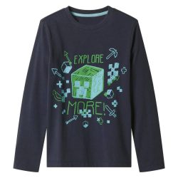 بلوز نخی پسرانه برند لوپیلو طرح MINECRAFT کد 4967395