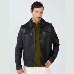 کاپشن چرم مردانه برند Mustang کد 9276218