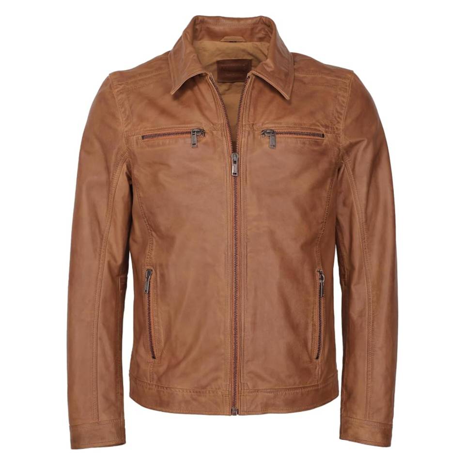 کاپشن چرم مردانه برند Mustang کد 92762182