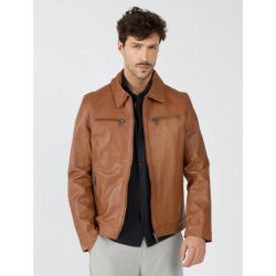 کاپشن چرم مردانه برند Mustang کد 92762182