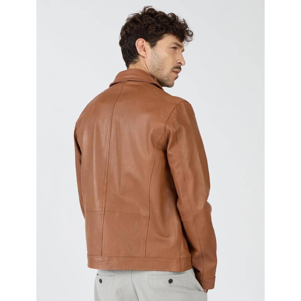 کاپشن چرم مردانه برند Mustang کد 92762182